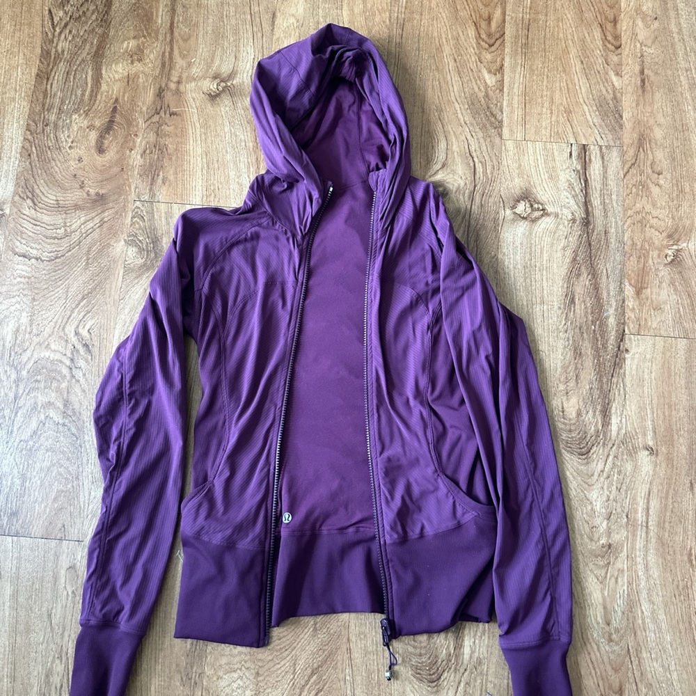 Lululemon Reversible Jacket Full Zip Hooded Women’s Size 6